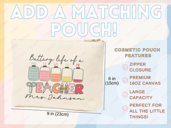 Teacher Appreciation Bag Gift Tote Bag Canvas Custom Teacher Gift Personalized School Bag Gifted Teacher Tote Reusable Bag School Campus Bag