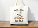 Baking Lover Canvas Tote Bag Funny Baker Gift Tote Bag Everyday Tote Eco Friendly Gift Tote Shopper Reusable Grocery Bag Cute Aesthetic Bag