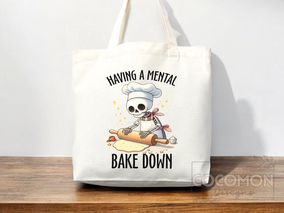 Baking Lover Canvas Tote Bag Funny Baker Gift Tote Bag Everyday Tote Eco Friendly Gift Tote Shopper Reusable Grocery Bag Cute Aesthetic Bag