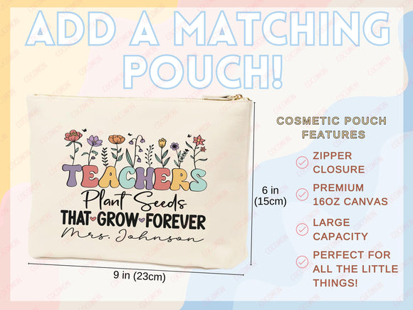 Teacher Appreciation Bag Gift Tote Bag Canvas Custom Teacher Gift Personalized School Bag Gifted Teacher Tote Reusable Bag School Campus Bag