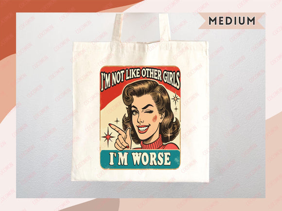 Funny Canvas Tote Bag Humor Bag Everyday Tote Eco Friendly Gift Tote Shopper Reusable Grocery Bag Cute Aesthetic Bag School Bag Gift for Her