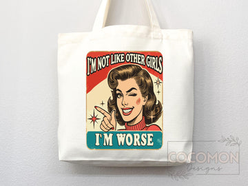 Funny Canvas Tote Bag Humor Bag Everyday Tote Eco Friendly Gift Tote Shopper Reusable Grocery Bag Cute Aesthetic Bag School Bag Gift for Her