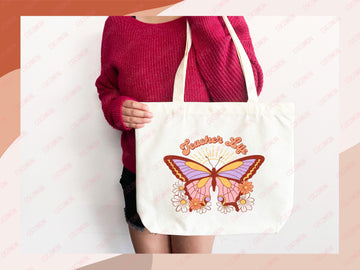 Teacher Appreciation Bag Gift Tote Bag Canvas Custom Teacher Gift Personalized School Bag Gifted Teacher Tote Reusable Bag School Campus Bag