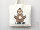 Yoga Canvas Tote Bag Fun Yoga Lover Gift for Yoga Tote Bag Everyday Tote Eco Friendly Aesthetic Tote Shopper Reusable Grocery Bag Cute Bag