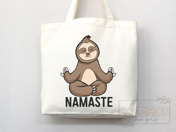 Yoga Canvas Tote Bag Fun Yoga Lover Gift for Yoga Tote Bag Everyday Tote Eco Friendly Aesthetic Tote Shopper Reusable Grocery Bag Cute Bag