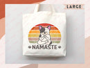Yoga Canvas Tote Bag Fun Yoga Lover Gift for Yoga Tote Bag Everyday Tote Eco Friendly Aesthetic Tote Shopper Reusable Grocery Bag Cute Bag