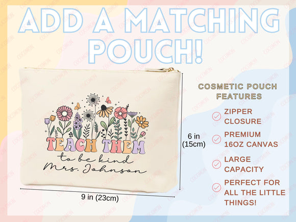 Teacher Appreciation Bag Gift Tote Bag Canvas Custom Teacher Gift Personalized School Bag Gifted Teacher Tote Reusable Bag School Campus Bag