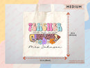Teacher Appreciation Bag Gift Tote Bag Canvas Custom Teacher Gift Personalized School Bag Gifted Teacher Tote Reusable Bag School Campus Bag