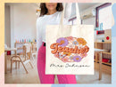 Teacher Appreciation Bag Gift Tote Bag Canvas Custom Teacher Gift Personalized School Bag Gifted Teacher Tote Reusable Bag School Campus Bag
