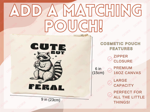 Raccoon Canvas Tote Bag Funny Raccoon Lover Gift Tote Bag Everyday Tote Eco Friendly Tote Shopper Gift Tote Reusable Grocery Bag Cute Bag