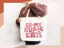 Nurse Canvas Tote Bag Nursing Bag Registered Nurse Gift for Her Women Bag Everyday Tote Eco Friendly Gift Tote Shopper Reusable Grocery Bag