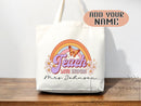Teacher Appreciation Bag Gift Tote Bag Canvas Custom Teacher Gift Personalized School Bag Gifted Teacher Tote Reusable Bag School Campus Bag