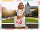 Custom Sorority Tote Bag Gift Rush Initiation Bid Day Big Little Gift Custom Name Sorority Gift College Tote Bag Personalized Gift For Her