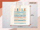 Faith Tote Bag Christian Tote Bag Gift Religious Scripture Gift Bible Verse Christian Girl Gift Church Sunday School Bag Campus Tote Shopper