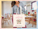 Teacher Appreciation Bag Gift Tote Bag Canvas Custom Teacher Gift Personalized School Bag Gifted Teacher Tote Reusable Bag School Campus Bag