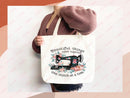 Sewing Lover Canvas Tote Bag Funny Gift Sewing Bag Knit Everyday Tote Eco Friendly Gift Tote Shopper Reusable Grocery Bag Cute Aesthetic Bag