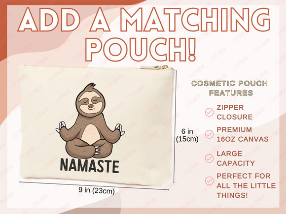 Yoga Canvas Tote Bag Fun Yoga Lover Gift for Yoga Tote Bag Everyday Tote Eco Friendly Aesthetic Tote Shopper Reusable Grocery Bag Cute Bag