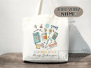 Teacher Appreciation Bag Gift Tote Bag Canvas Custom Teacher Gift Personalized School Bag Gifted Teacher Tote Reusable Bag School Campus Bag