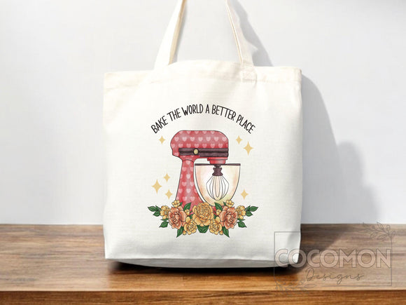 Baking Lover Canvas Tote Bag Funny Baker Gift Tote Bag Everyday Tote Eco Friendly Gift Tote Shopper Reusable Grocery Bag Cute Aesthetic Bag