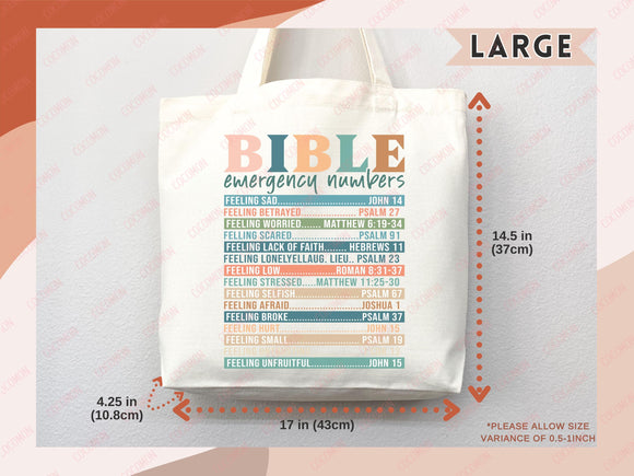 Faith Tote Bag Christian Tote Bag Gift Religious Scripture Gift Bible Verse Christian Girl Gift Church Sunday School Bag Campus Tote Shopper