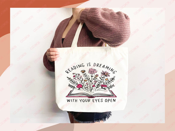 Book Lovers Tote Booktrovert Tote Bag Gift for Book Lover Bookworms Gift For Teachers Readers' Tote Shopper Library Bag School aesthetic bag