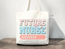 Nurse Canvas Tote Bag Nursing Bag Registered Nurse Gift for Her Women Bag Everyday Tote Eco Friendly Gift Tote Shopper Reusable Grocery Bag