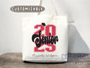 Custom Name Senior Tote Bag High School University Gift Graduation Bag for Her Personalized College Tote Campus School Bag Customized Gift
